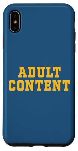 INHALT FÜR ERWACHSENE Hülle für iPhone XS Max INHALT FÜR ERWACHSENE Hülle für iPhone XS Max von Adult Content Bold Type Shop