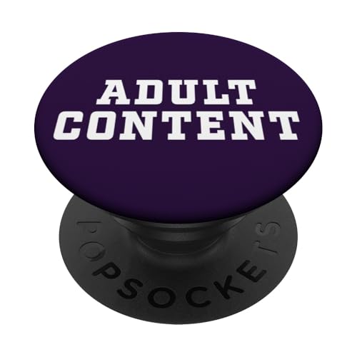 INHALT FÜR ERWACHSENE PopSockets Klebender PopGrip von Adult Content Bold Type Shop