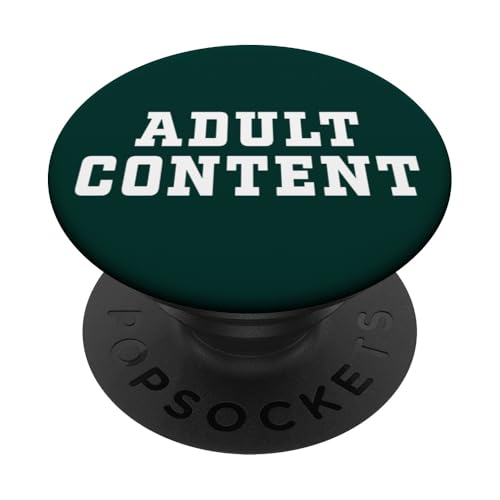 INHALT FÜR ERWACHSENE PopSockets Klebender PopGrip von Adult Content Bold Type Shop
