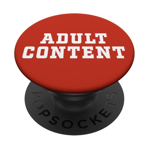 INHALT FÜR ERWACHSENE PopSockets Klebender PopGrip von Adult Content Bold Type Shop