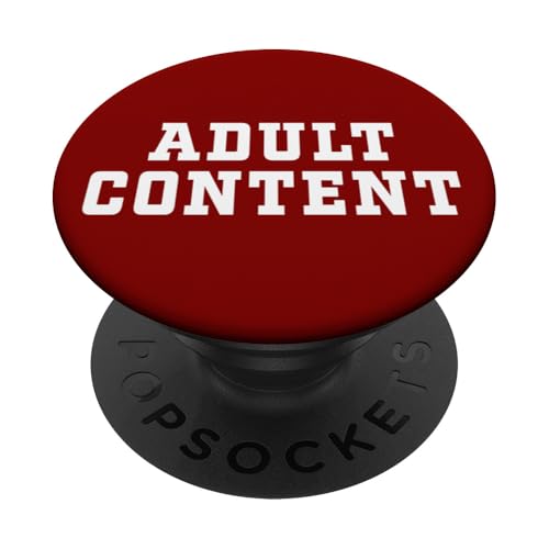 INHALT FÜR ERWACHSENE PopSockets Klebender PopGrip von Adult Content Bold Type Shop