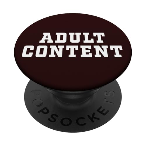 INHALT FÜR ERWACHSENE PopSockets Klebender PopGrip von Adult Content Bold Type Shop