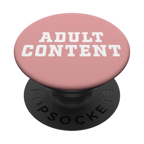 INHALT FÜR ERWACHSENE PopSockets Klebender PopGrip von Adult Content Bold Type Shop
