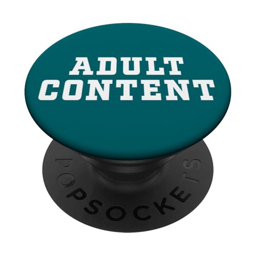 INHALT FÜR ERWACHSENE PopSockets Klebender PopGrip von Adult Content Bold Type Shop