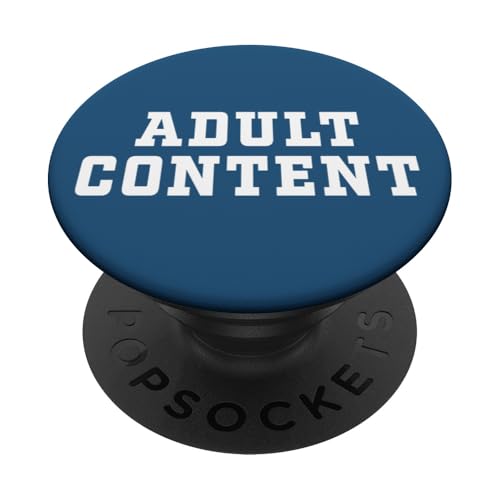 INHALT FÜR ERWACHSENE PopSockets Klebender PopGrip von Adult Content Bold Type Shop