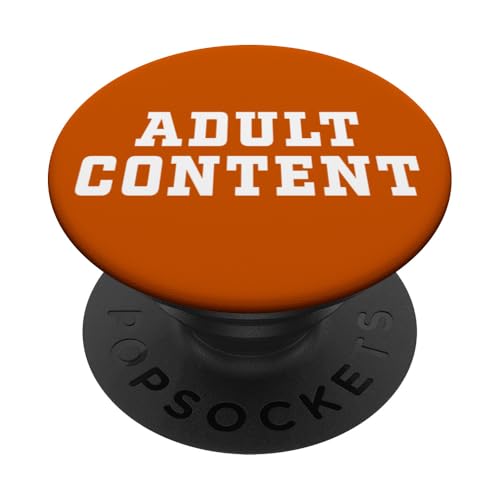 INHALT FÜR ERWACHSENE PopSockets Klebender PopGrip von Adult Content Bold Type Shop