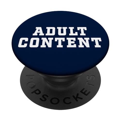 INHALT FÜR ERWACHSENE PopSockets Klebender PopGrip von Adult Content Bold Type Shop