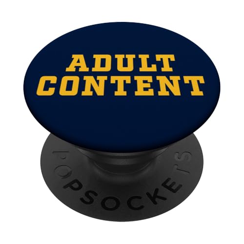 INHALT FÜR ERWACHSENE PopSockets Klebender PopGrip von Adult Content Bold Type Shop