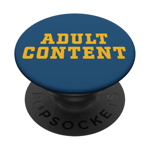 INHALT FÜR ERWACHSENE PopSockets Klebender PopGrip von Adult Content Bold Type Shop