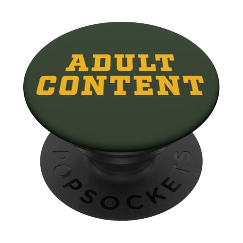 INHALT FÜR ERWACHSENE PopSockets Klebender PopGrip von Adult Content Bold Type Shop