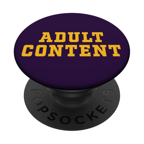 INHALT FÜR ERWACHSENE PopSockets Klebender PopGrip von Adult Content Bold Type Shop