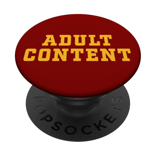 INHALT FÜR ERWACHSENE PopSockets Klebender PopGrip von Adult Content Bold Type Shop