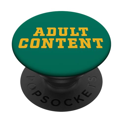 INHALT FÜR ERWACHSENE PopSockets Klebender PopGrip von Adult Content Bold Type Shop