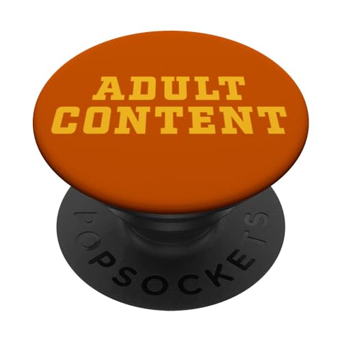 INHALT FÜR ERWACHSENE PopSockets Klebender PopGrip von Adult Content Bold Type Shop