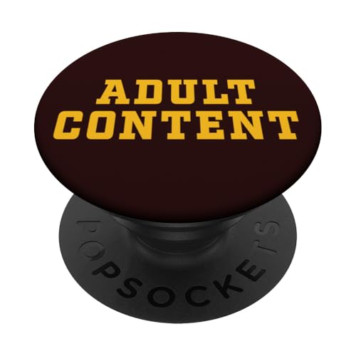 INHALT FÜR ERWACHSENE PopSockets Klebender PopGrip von Adult Content Bold Type Shop