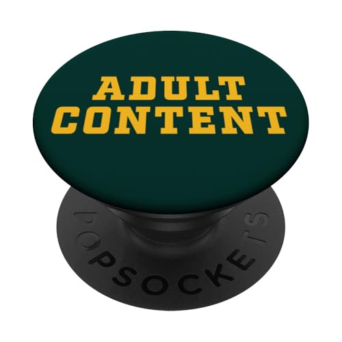 INHALT FÜR ERWACHSENE PopSockets Klebender PopGrip von Adult Content Bold Type Shop