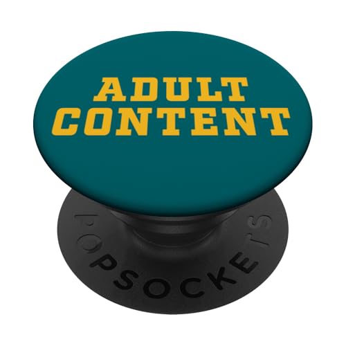 INHALT FÜR ERWACHSENE PopSockets Klebender PopGrip von Adult Content Bold Type Shop