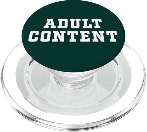 INHALT FÜR ERWACHSENE PopSockets PopGrip für MagSafe von Adult Content Bold Type Shop