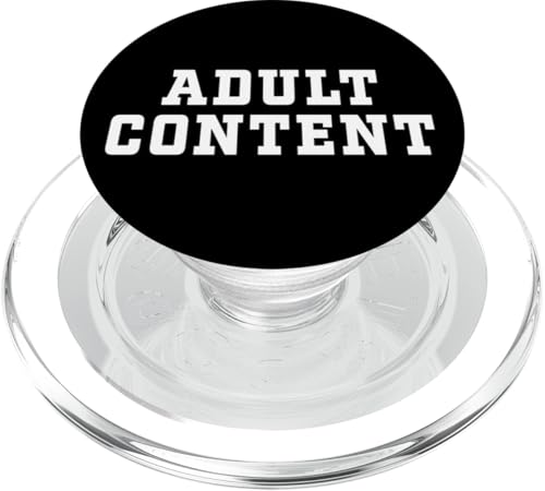INHALT FÜR ERWACHSENE PopSockets PopGrip für MagSafe von Adult Content Bold Type Shop