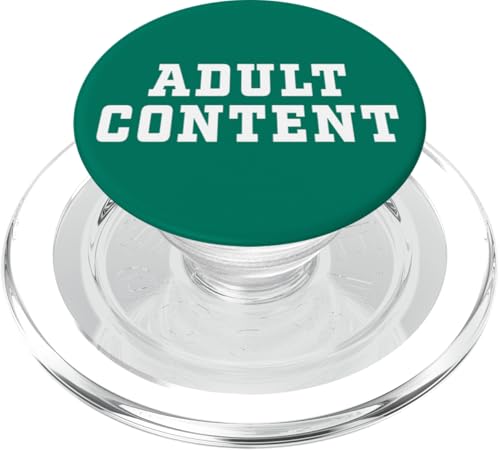 INHALT FÜR ERWACHSENE PopSockets PopGrip für MagSafe von Adult Content Bold Type Shop