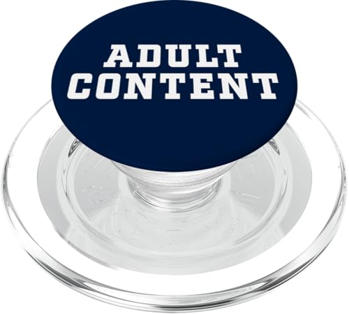 INHALT FÜR ERWACHSENE PopSockets PopGrip für MagSafe von Adult Content Bold Type Shop