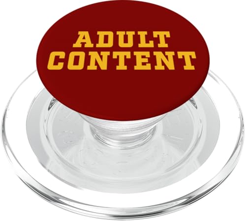INHALT FÜR ERWACHSENE PopSockets PopGrip für MagSafe von Adult Content Bold Type Shop