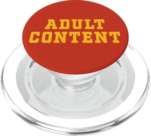 INHALT FÜR ERWACHSENE PopSockets PopGrip für MagSafe von Adult Content Bold Type Shop