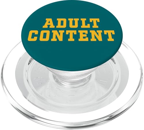 INHALT FÜR ERWACHSENE PopSockets PopGrip für MagSafe von Adult Content Bold Type Shop