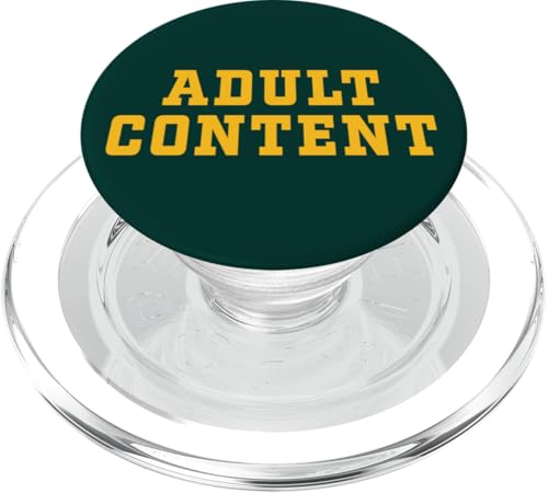 INHALT FÜR ERWACHSENE PopSockets PopGrip für MagSafe von Adult Content Bold Type Shop