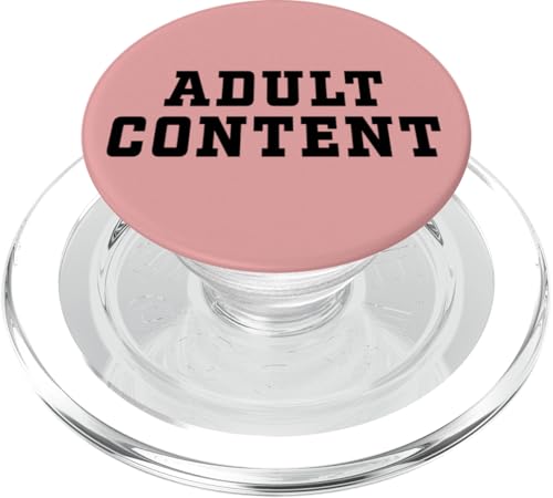 INHALT FÜR ERWACHSENE PopSockets PopGrip für MagSafe INHALT FÜR ERWACHSENE PopSockets PopGrip für MagSafe von Adult Content Bold Type Shop
