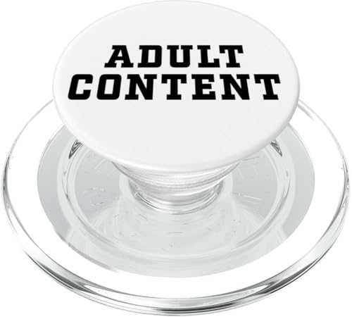 INHALT FÜR ERWACHSENE PopSockets PopGrip für MagSafe INHALT FÜR ERWACHSENE PopSockets PopGrip für MagSafe von Adult Content Bold Type Shop
