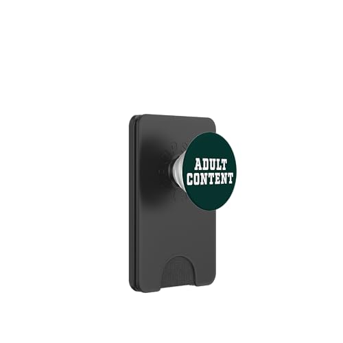 INHALT FÜR ERWACHSENE PopSockets PopWallet für MagSafe von Adult Content Bold Type Shop