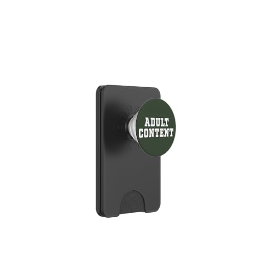 INHALT FÜR ERWACHSENE PopSockets PopWallet für MagSafe von Adult Content Bold Type Shop