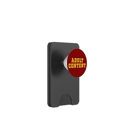 INHALT FÜR ERWACHSENE PopSockets PopWallet für MagSafe von Adult Content Bold Type Shop