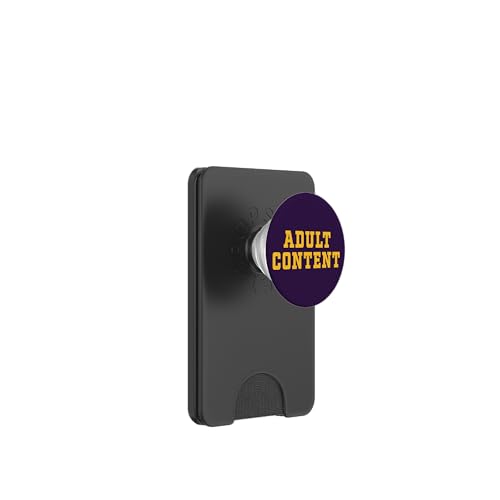 INHALT FÜR ERWACHSENE PopSockets PopWallet für MagSafe von Adult Content Bold Type Shop
