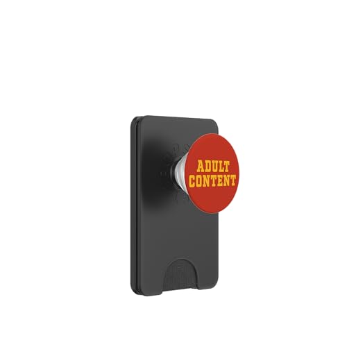 INHALT FÜR ERWACHSENE PopSockets PopWallet für MagSafe von Adult Content Bold Type Shop