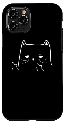 Lustiger erwachsener Humor Katze Mittelfinger Hülle für iPhone 11 Pro Lustiger erwachsener Humor Katze Mittelfinger Hülle für iPhone 11 Pro von Adult Humour Tees Tc.