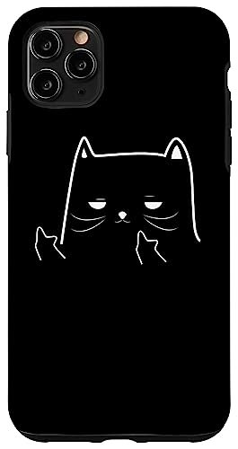 Lustiger erwachsener Humor Katze Mittelfinger Hülle für iPhone 11 Pro Max Lustiger erwachsener Humor Katze Mittelfinger Hülle für iPhone 11 Pro Max von Adult Humour Tees Tc.