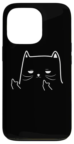 Lustiger erwachsener Humor Katze Mittelfinger Hülle für iPhone 13 Pro Lustiger erwachsener Humor Katze Mittelfinger Hülle für iPhone 13 Pro von Adult Humour Tees Tc.
