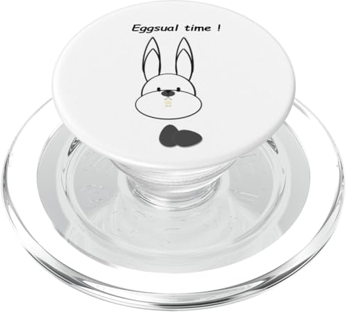 Osterhase Eggsual Time PopSockets PopGrip für MagSafe von AdultDesigns