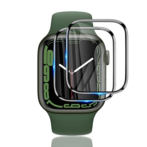 Aduoke Panzerglas Schutzfolie Kompatibel für Apple Watch Series 6/SE/5/4 40mm, [2 Stück] 3D Vollständige Abdeckung Rand Anti-Kratzen, Wasserdicht, Blasenfrei, HD Klar Folie für iWatch 40mm von Aduoke