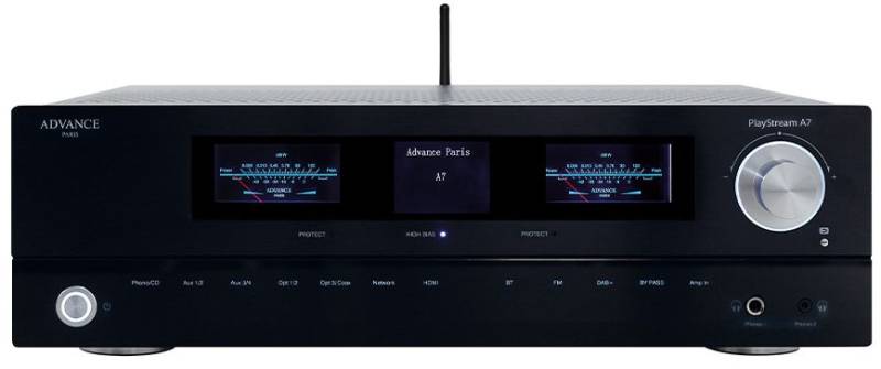 PlayStream A7 Netzwerkspieler schwarz von Advance Paris