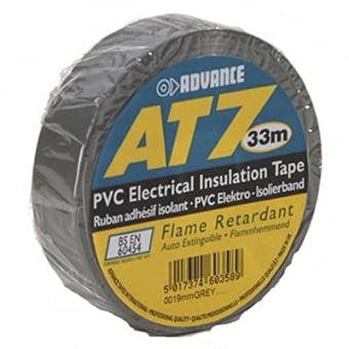 Advance Tapes 5808GREY AT 7 PVC Isolierband 19mm x 33m grau von Advance Tapes