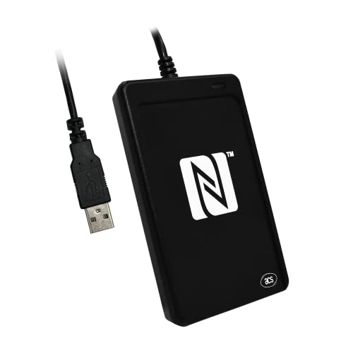 ACS ACR1252U-M1 USB Näherer NFC III Kartenleser NFC Tag Contactless Card Reader Writer, Schwarz (USB) von Advanced Card Systems