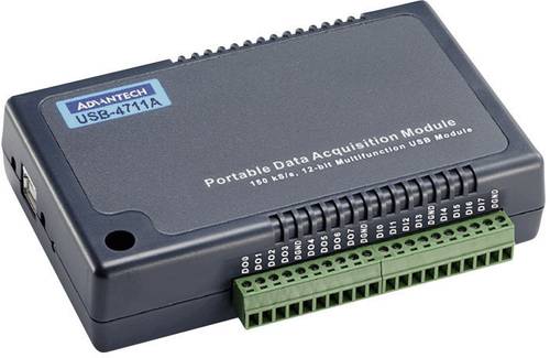 Advantech USB-4711A-AE I/O Modul DI, DO, Analog, USB Anzahl Eingänge: 24 x Anzahl Ausgänge: 10 x von Advantech