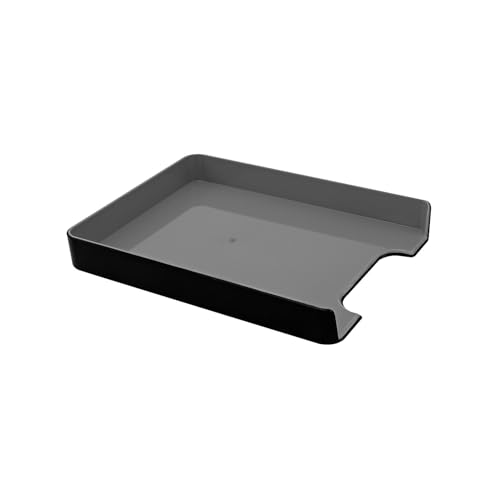 Advantus Briefablage für Schreibtisch, Schwarz/Grau von Advantus
