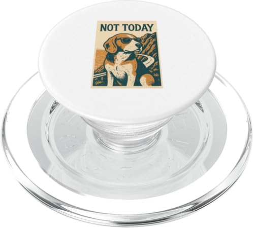 Beagle Not Today Cooler Abenteuerdruck PopSockets PopGrip für MagSafe von Adventure and Dog Prints