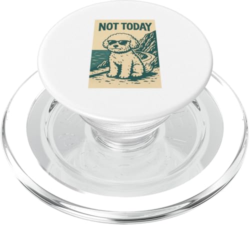 Bichon Frise Not Today Cooler Abenteuerdruck Bichon PopSockets PopGrip für MagSafe Bichon Frise Not Today Cooler Abenteuerdruck Bichon PopSockets PopGrip für MagSafe von Adventure and Dog Prints