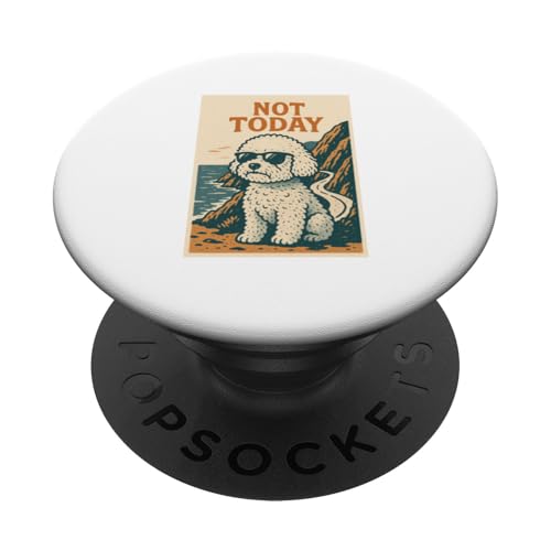 Bichon Not Today Cool Adventure Print Bichon Frisé PopSockets Klebender PopGrip Bichon Not Today Cool Adventure Print Bichon Frisé PopSockets Klebender PopGrip von Adventure and Dog Prints