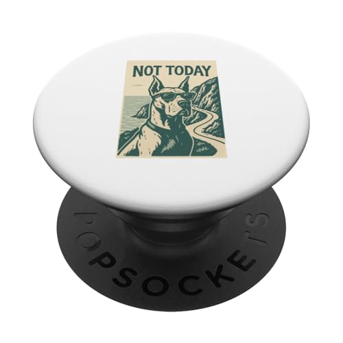 Dogge Not Today Cool Dog Adventure Print PopSockets Klebender PopGrip Dogge Not Today Cool Dog Adventure Print PopSockets Klebender PopGrip von Adventure and Dog Prints
